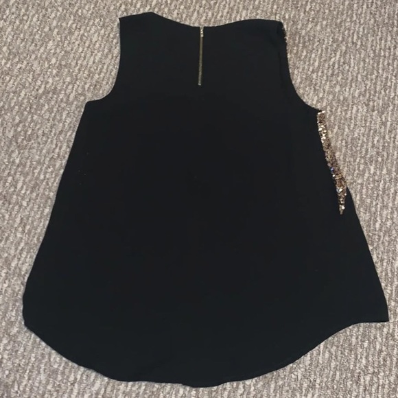 Black Sequin Blouse - Picture 3 of 3